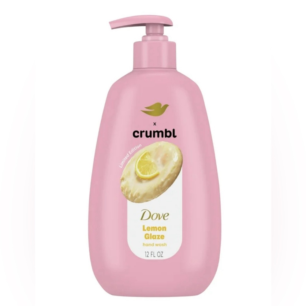 Crumbl x Dove lemon glaze hand soap